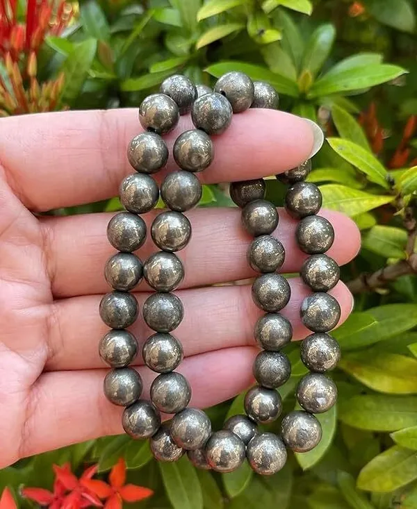 Multiagate_Pyrite,_Stone_Crystal_Bracelet_()
