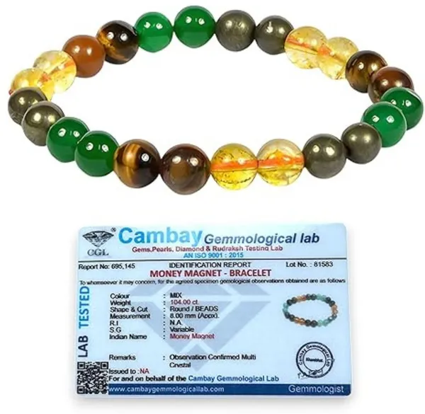Multiagate_Pyrite,_Stone,_Green_Aventurine,_Tiger's_Eye,_Citrine_Charm_Bracelet_()
