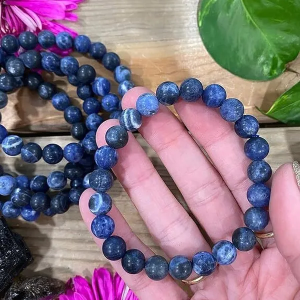 Multiagate_Stone,_Crystal_Beads_Bracelet_()