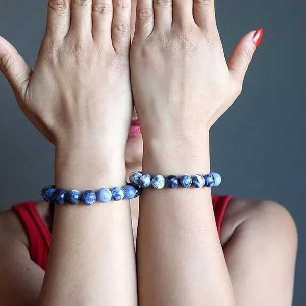 Multiagate_Stone,_Crystal_Beads_Bracelet_()