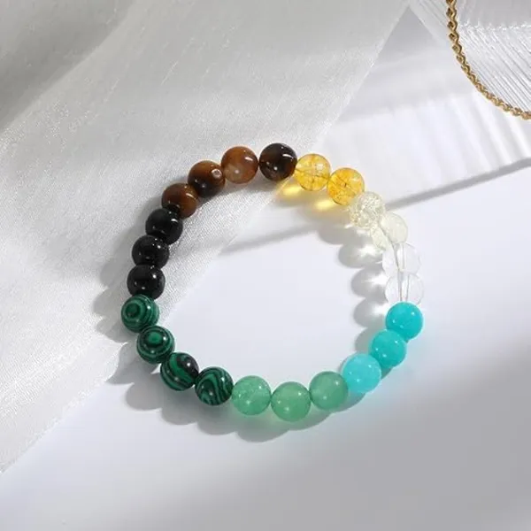 Multiagate_Stone,_Green_Aventurine,_Tiger's_Eye,_Citrine,_Clear_Quartz,_Black_Obsidian_Beads,_Crystal,_Aquamarine,_Malachite_Bracelet_()