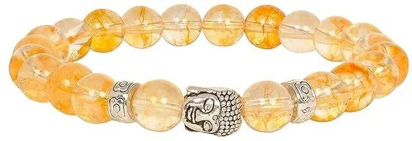 Multiagate_Stone,_Citrine_Beads,_Crystal_Bracelet_()