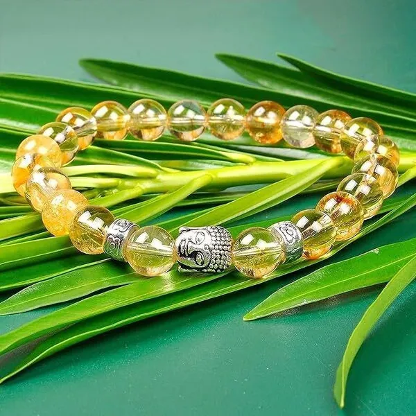 Multiagate_Stone,_Citrine_Beads,_Crystal_Bracelet_()