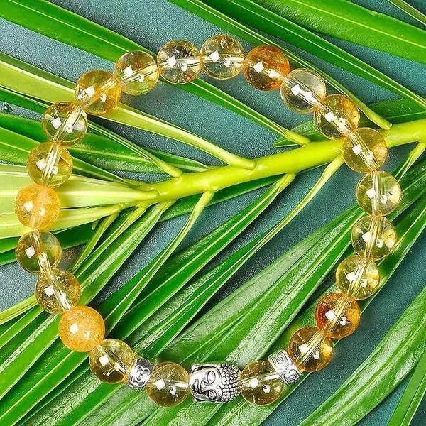Multiagate_Stone,_Citrine_Beads,_Crystal_Bracelet_()