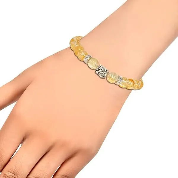 Multiagate_Stone,_Citrine_Beads,_Crystal_Bracelet_()