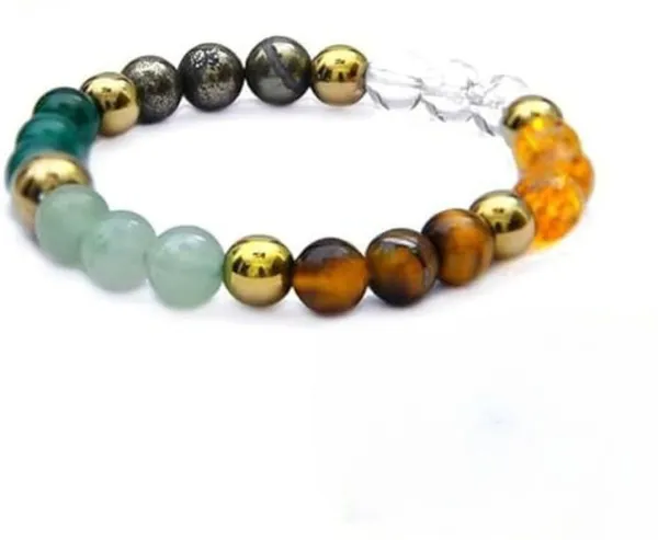 Multiagate_Pyrite,_Stone,_Green_Aventurine,_Golden_Pyrite,_Tiger's_Eye,_Citrine,_Clear_Quartz_Beads,_Crystal_Charm_Bracelet_()