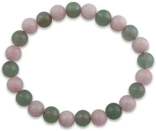 Multiagate_Stone,_Rose_Quartz,_Green_Aventurine_Beads,_Crystal_Charm_Bracelet_()