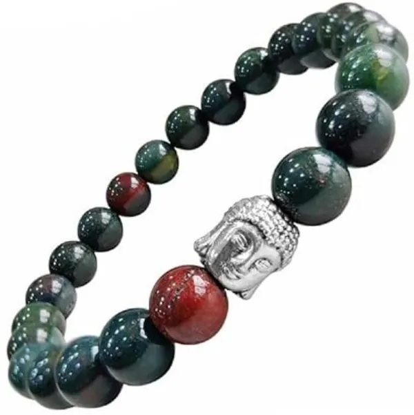 Multiagate_Stone,_Crystal_Beads_Charm_Bracelet_()