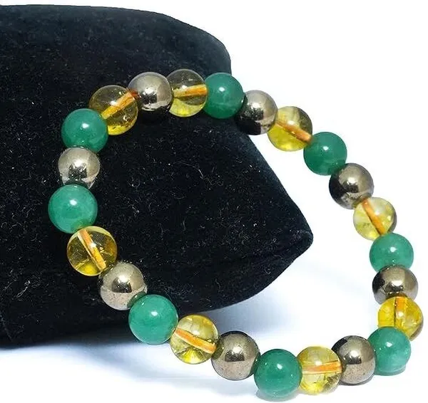 Multiagate_Pyrite,_Brass_Crystal_Bracelet_()