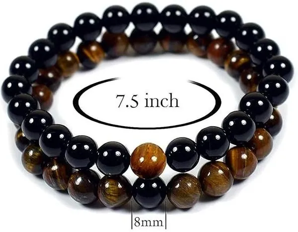 Multiagate_Stone,_Crystal,_Tiger's_Eye,_Black_Obsidian_Crystal_Bracelet_()