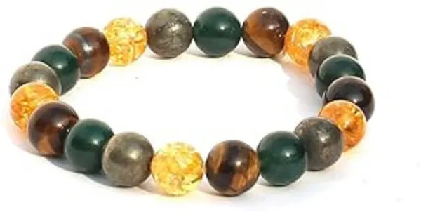 Multiagate_Pyrite,_Stone,_Tiger's_Eye,_Citrine,_Green_Jade_Beads,_Crystal_Charm_Bracelet_()