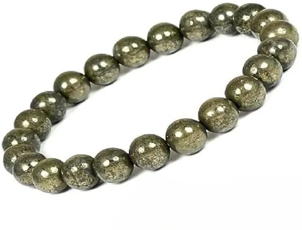Multiagate_Pyrite,_Crystal_Beads_Charm_Bracelet_()