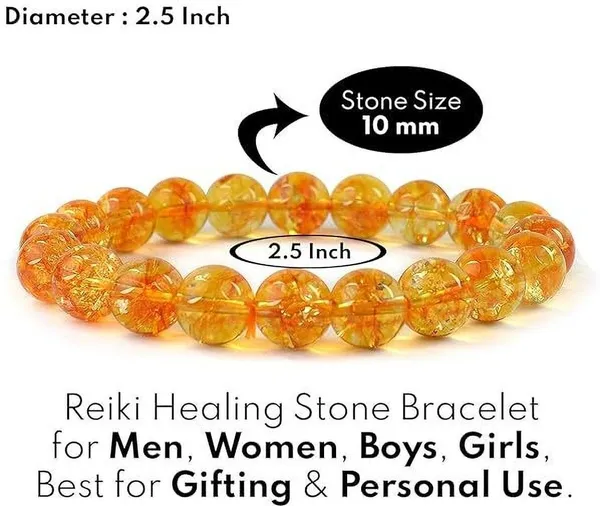 Multiagate_Crystal,_Citrine_Beads_Charm_Bracelet_()