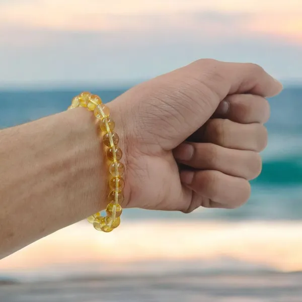 Multiagate_Crystal,_Citrine_Beads_Charm_Bracelet_()