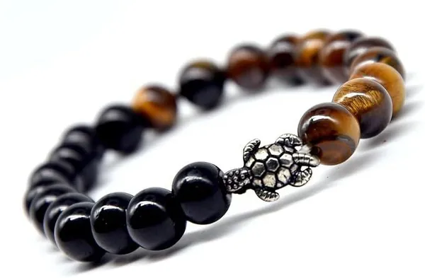 Multiagate_Stone,_Crystal,_Tiger's_Eye_Beads_Bracelet_()