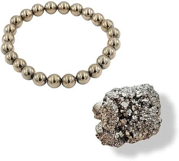 Multiagate_Pyrite,_Stone_Crystal_Bracelet_()