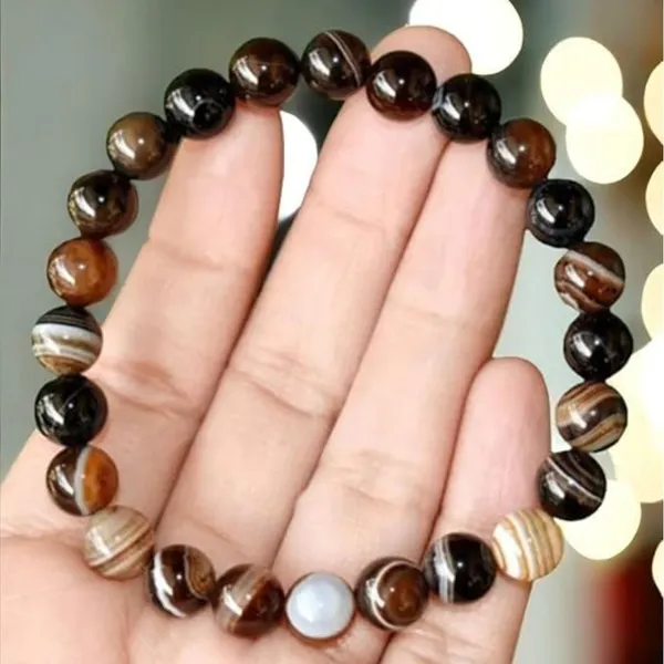 Multiagate_Stone,_Crystal_Beads_Charm_Bracelet_()
