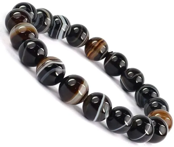 Multiagate_Stone,_Crystal_Beads_Charm_Bracelet_()