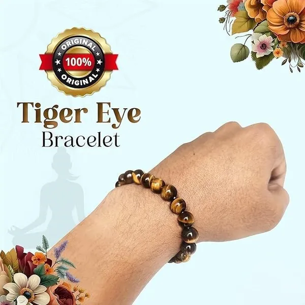 Multiagate_Stone,_Tiger's_Eye_Beads,_Crystal_Bracelet_()
