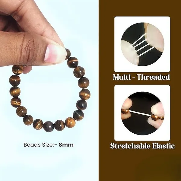 Multiagate_Stone,_Tiger's_Eye_Beads,_Crystal_Bracelet_()