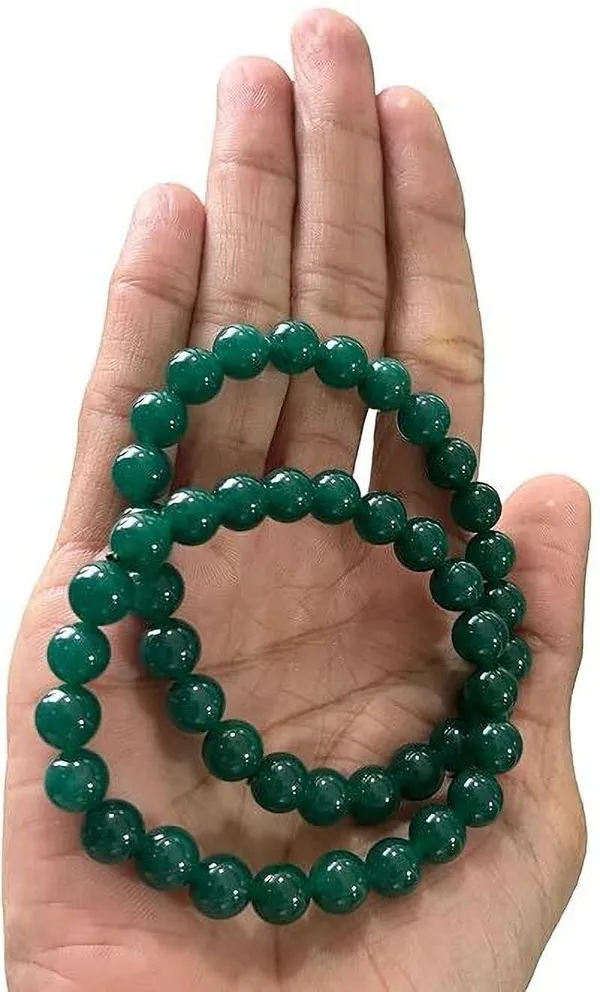 Multiagate_Stone,_Green_Jade_Beads,_Crystal_Bracelet_()