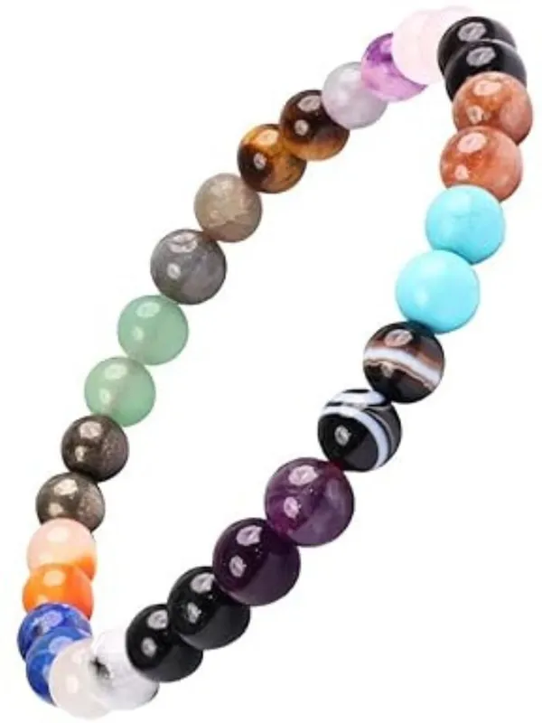 Multiagate_Lapiz_Lazuli,_Stone,_Rose_Quartz,_Green_Aventurine,_Amethyst,_Howlite,_Tiger's_Eye_Beads,_Crystal_Charm_Bracelet_()