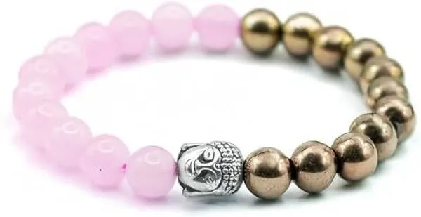 Multiagate_Stone,_Rose_Quartz,_Golden_Pyrite_Beads,_Crystal_Charm_Bracelet_()