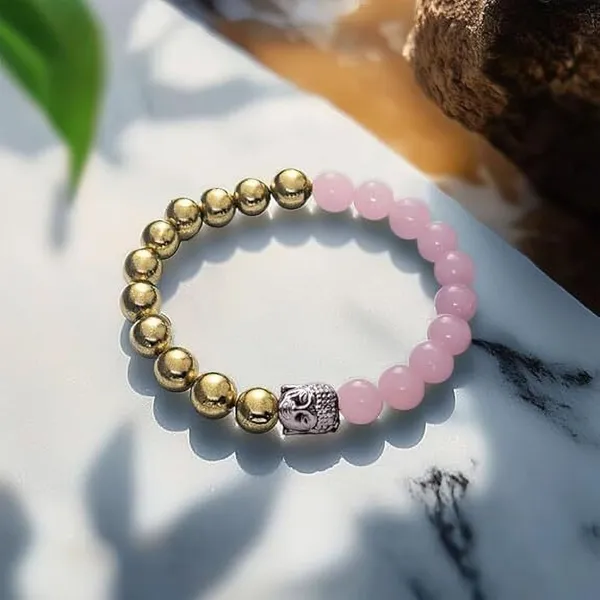 Multiagate_Stone,_Rose_Quartz,_Golden_Pyrite_Beads,_Crystal_Charm_Bracelet_()