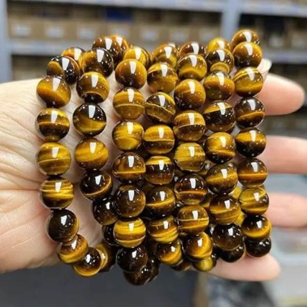 Multiagate_Stone,_Tiger's_Eye,_7_Chakra_Beads,_Crystal_Bracelet_()