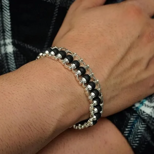 Multiagate_Wood_Beads_Bracelet_()