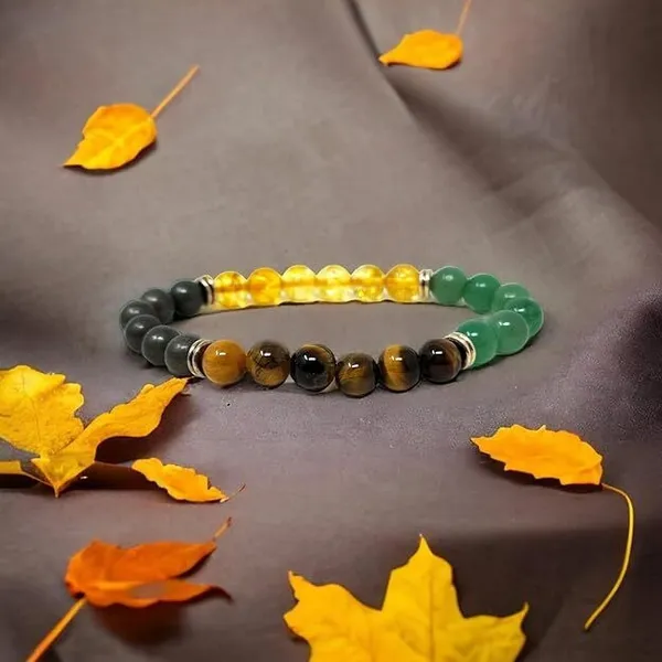 Multiagate_Pyrite,_Stone,_Citrine_+_Golden,_Tiger's_Eye,_Green_Jade_Crystal_Bracelet_()