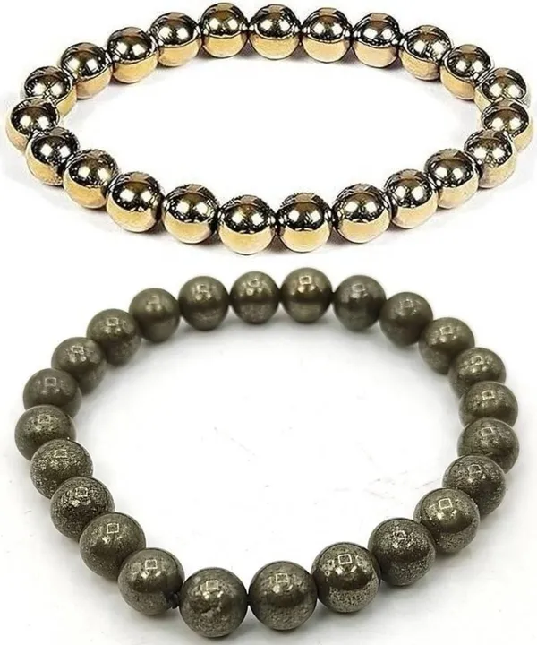 Multiagate_Pyrite,_Stone_Bracelet_Set_(Pack_of_2)