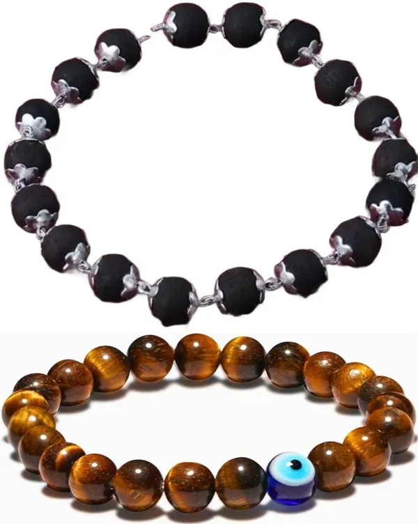Multiagate_Wood,_Stone_Bracelet_Set_(Pack_of_2)