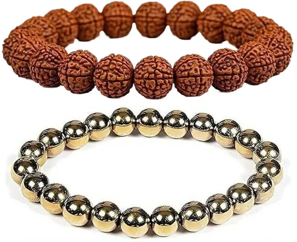 Multiagate_Stone,_Rudraksha_Bracelet_Set_(Pack_of_2)