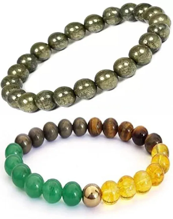 Multiagate_Pyrite,_Crystal_Bracelet_Set_(Pack_of_2)