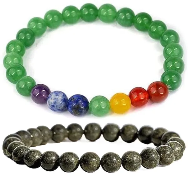 Multiagate_Lapiz_Lazuli,_Pyrite,_Green_Aventurine,_Amethyst,_Lava,_7_Chakra,_Clear_Quartz,_Green_Jade_Bracelet_Set_(Pack_of_2)