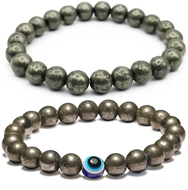 Multiagate_Pyrite,_Stone_Bracelet_Set_(Pack_of_2)