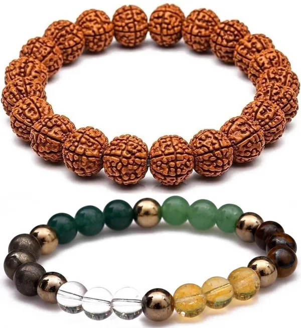 Multiagate_Pyrite,_Stone,_Green_Aventurine,_Crystal,_Tiger's_Eye,_Citrine_Bracelet_Set_(Pack_of_2)