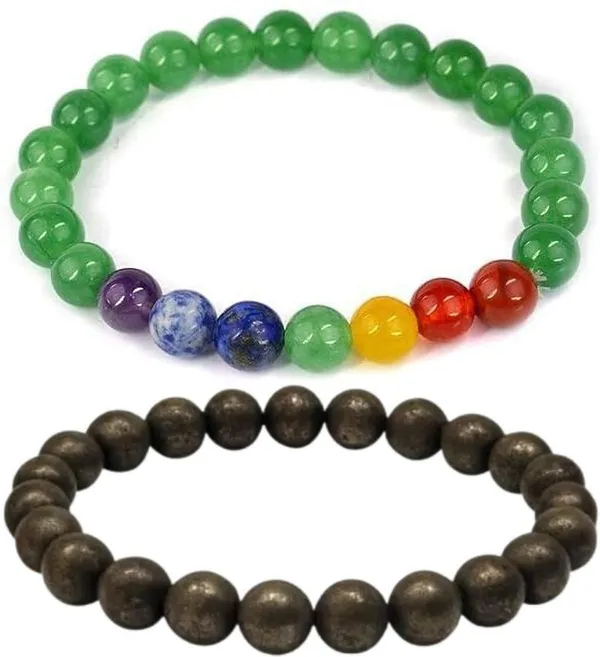 Multiagate_Lapiz_Lazuli,_Pyrite,_Green_Aventurine,_Amethyst,_Lava,_7_Chakra,_Clear_Quartz,_Green_Jade_Bracelet_Set_(Pack_of_2)