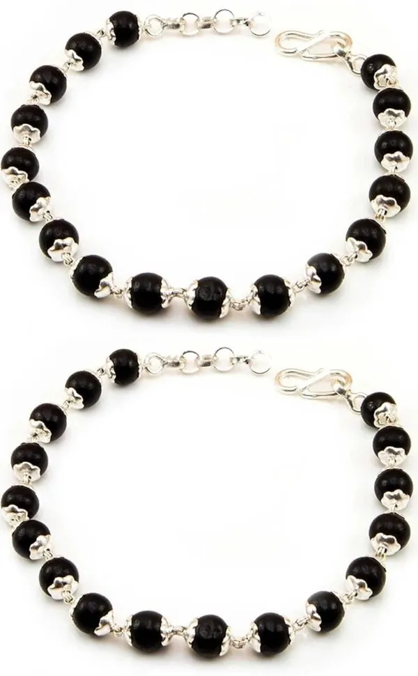 Multiagate_Wood,_Alloy_Bracelet_Set_(Pack_of_2)