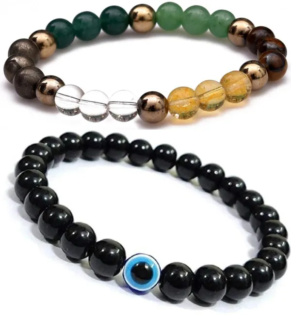Multiagate_Pyrite,_Green_Aventurine,_Crystal,_Tiger's_Eye,_Citrine,_Evil_Eye_Bracelet_Set_(Pack_of_2)