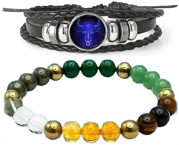 Multiagate_Pyrite,_Stone,_Green_Aventurine,_Amethyst,_Citrine_+_Golden,_Tiger's_Eye,_Lava,_7_Chakra_Bracelet_Set_(Pack_of_2)