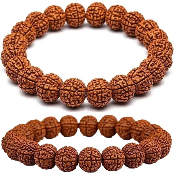 Multiagate_Stone,_Rudraksha_Bracelet_Set_(Pack_of_2)