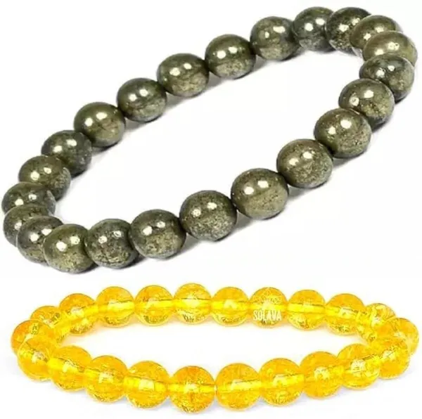 Multiagate_Pyrite,_Stone,_Crystal,_Citrine_Bracelet_Set_(Pack_of_2)