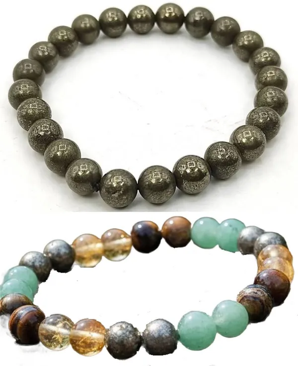Multiagate_Pyrite,_Crystal_Bracelet_Set_(Pack_of_2)
