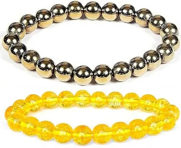 Multiagate_Stone,_Crystal,_Citrine_Bracelet_Set_(Pack_of_2)