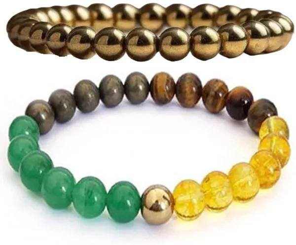 Multiagate_Crystal,_Golden_Pyrite_Bracelet_Set_(Pack_of_2)