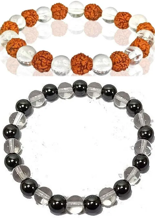 Multiagate_Crystal,_Rudraksha,_Clear_Quartz_Bracelet_Set_(Pack_of_2)