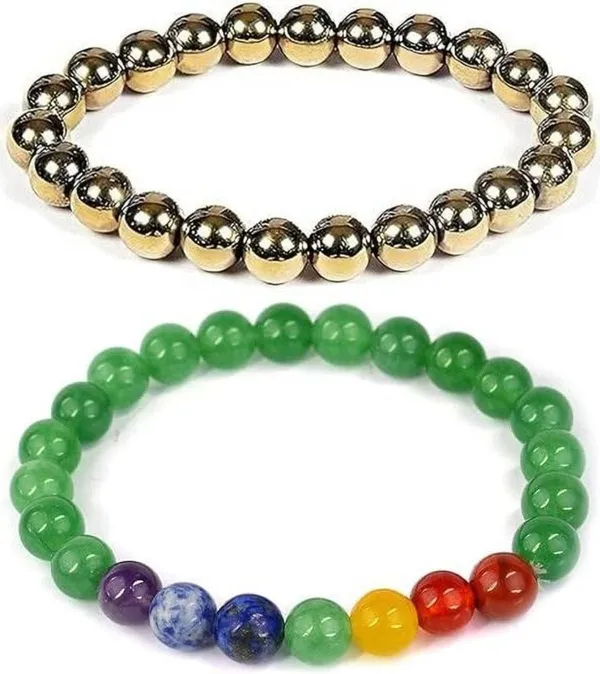 Multiagate_Lapiz_Lazuli,_Stone,_Green_Aventurine,_Amethyst,_Lava,_7_Chakra,_Clear_Quartz,_Green_Jade_Bracelet_Set_(Pack_of_2)