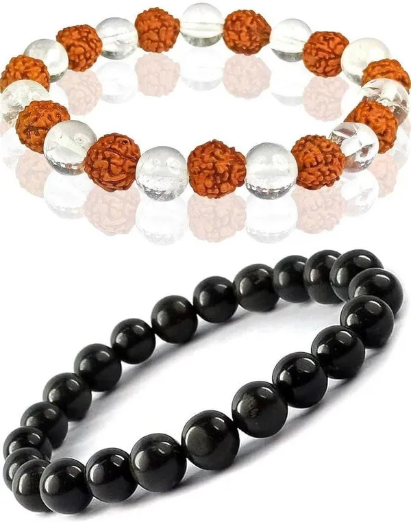 Multiagate_Crystal,_Rudraksha,_Clear_Quartz_Bracelet_Set_(Pack_of_2)